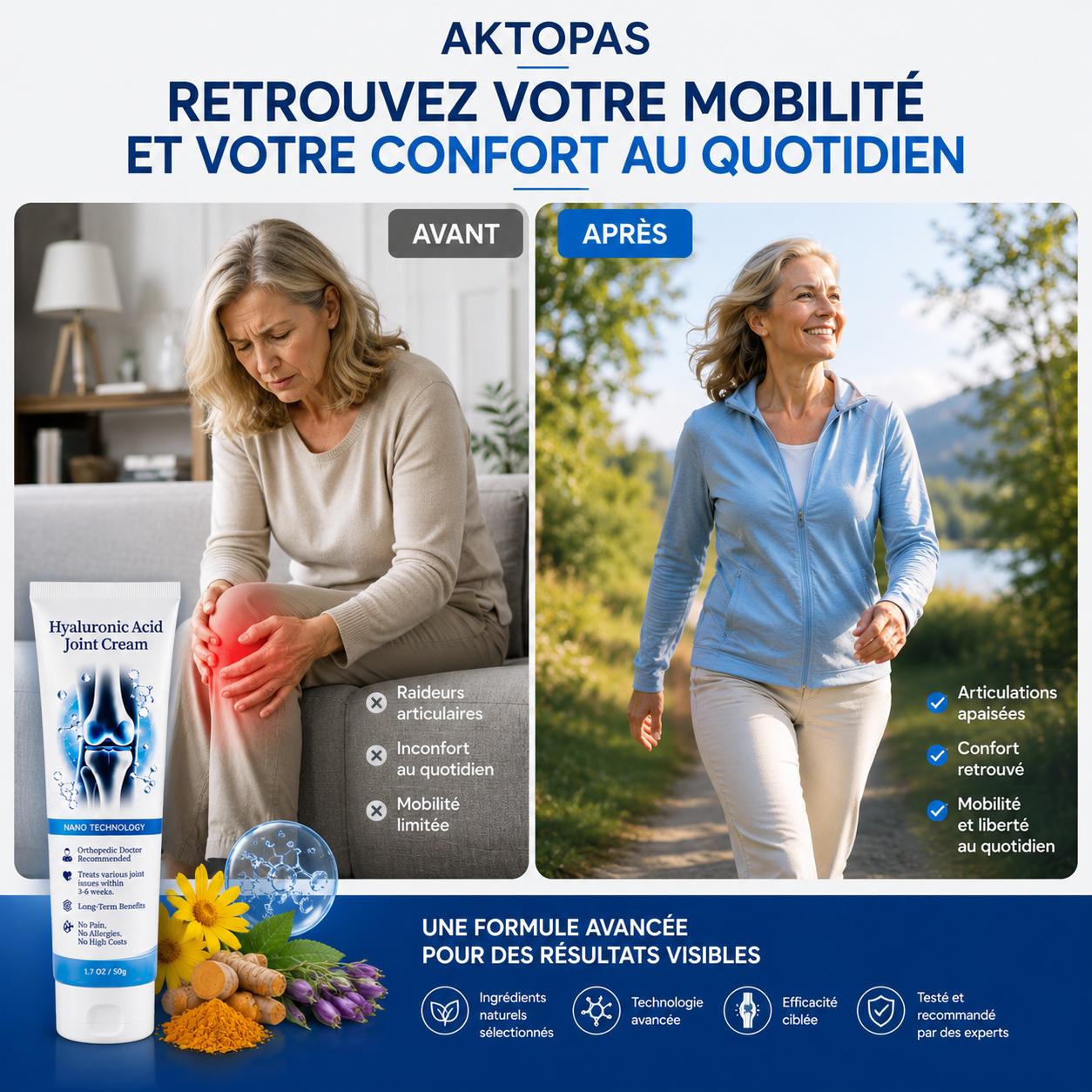 Aktopas™ - Crème confort articulaire