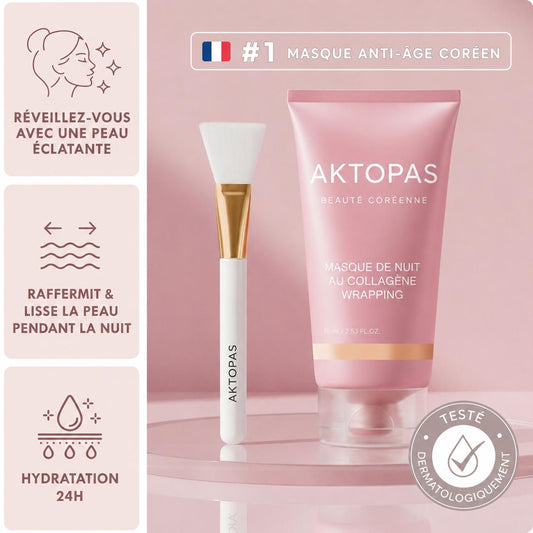 Aktopas™ - Masque de nuit au collagène