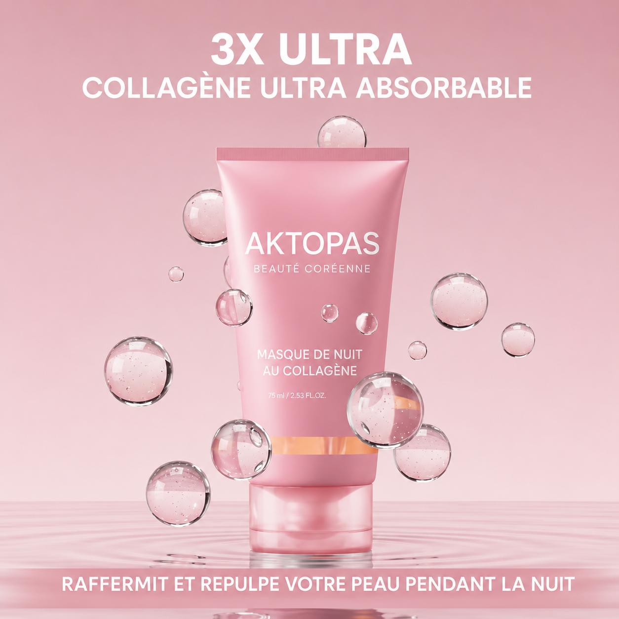 Aktopas™ - Masque de nuit au collagène