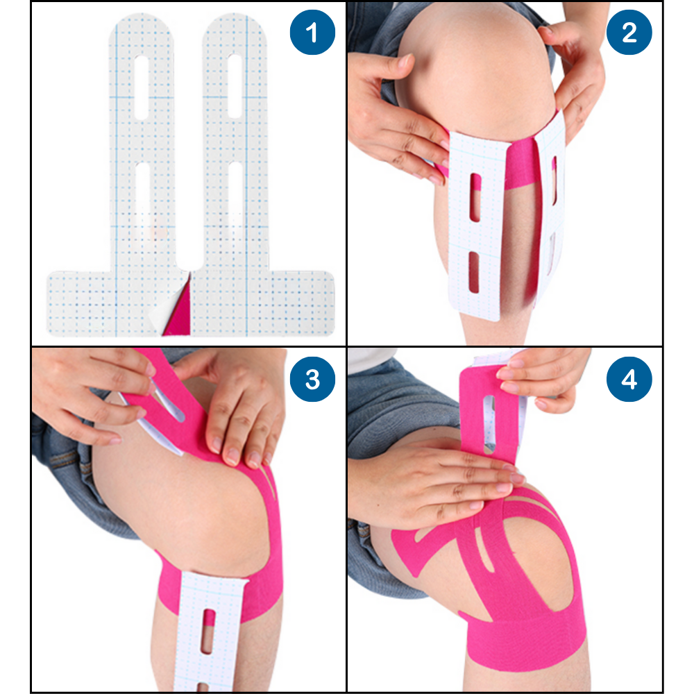 Aktopas™ - Lot de 10 Bandages adhésifs pour genou